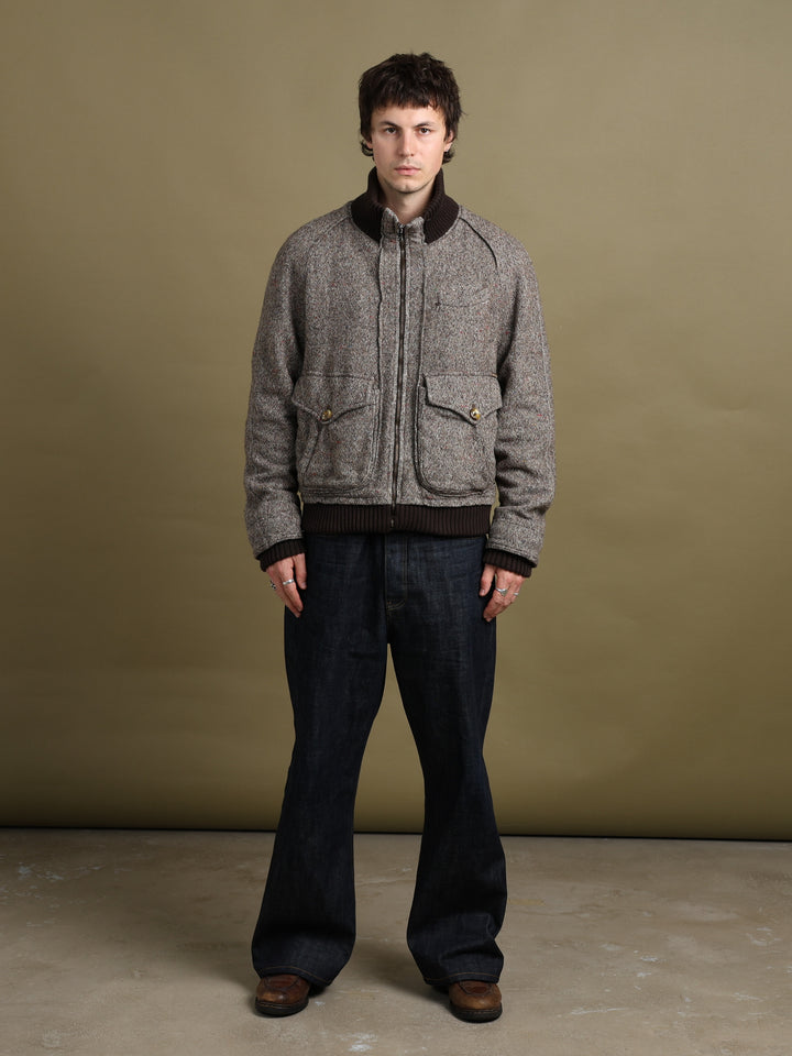 Dolce & Gabbana Bomber Jacket Grey Men's L - styled