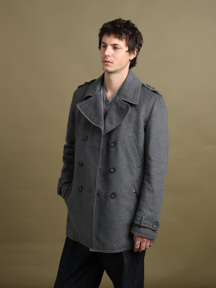 Dolce & Gabbana Peacoat Grey Men's M - back