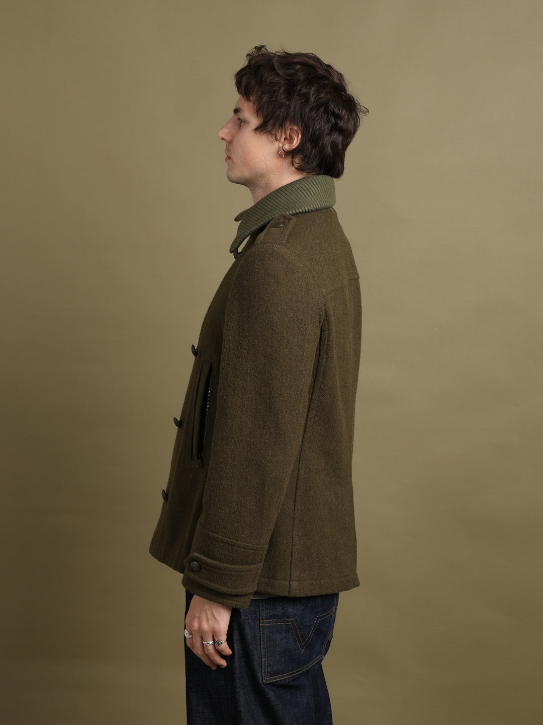 Dolce & Gabbana Peacoat Khaki Men's M - detail 1