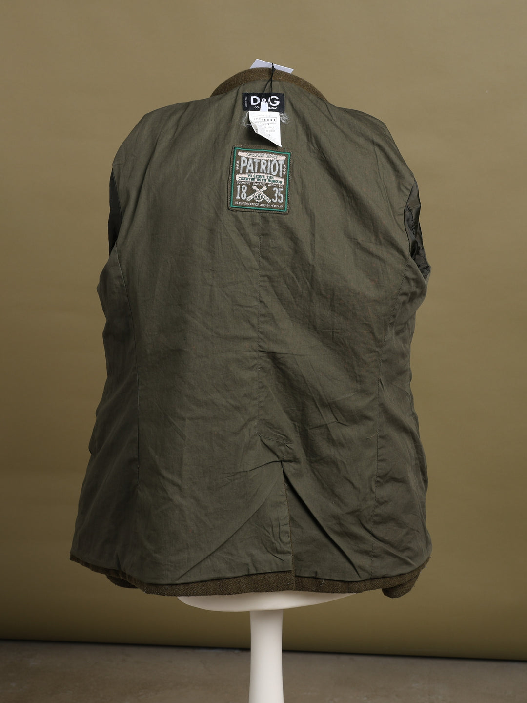 Dolce & Gabbana Peacoat Khaki Men's M - detail 3