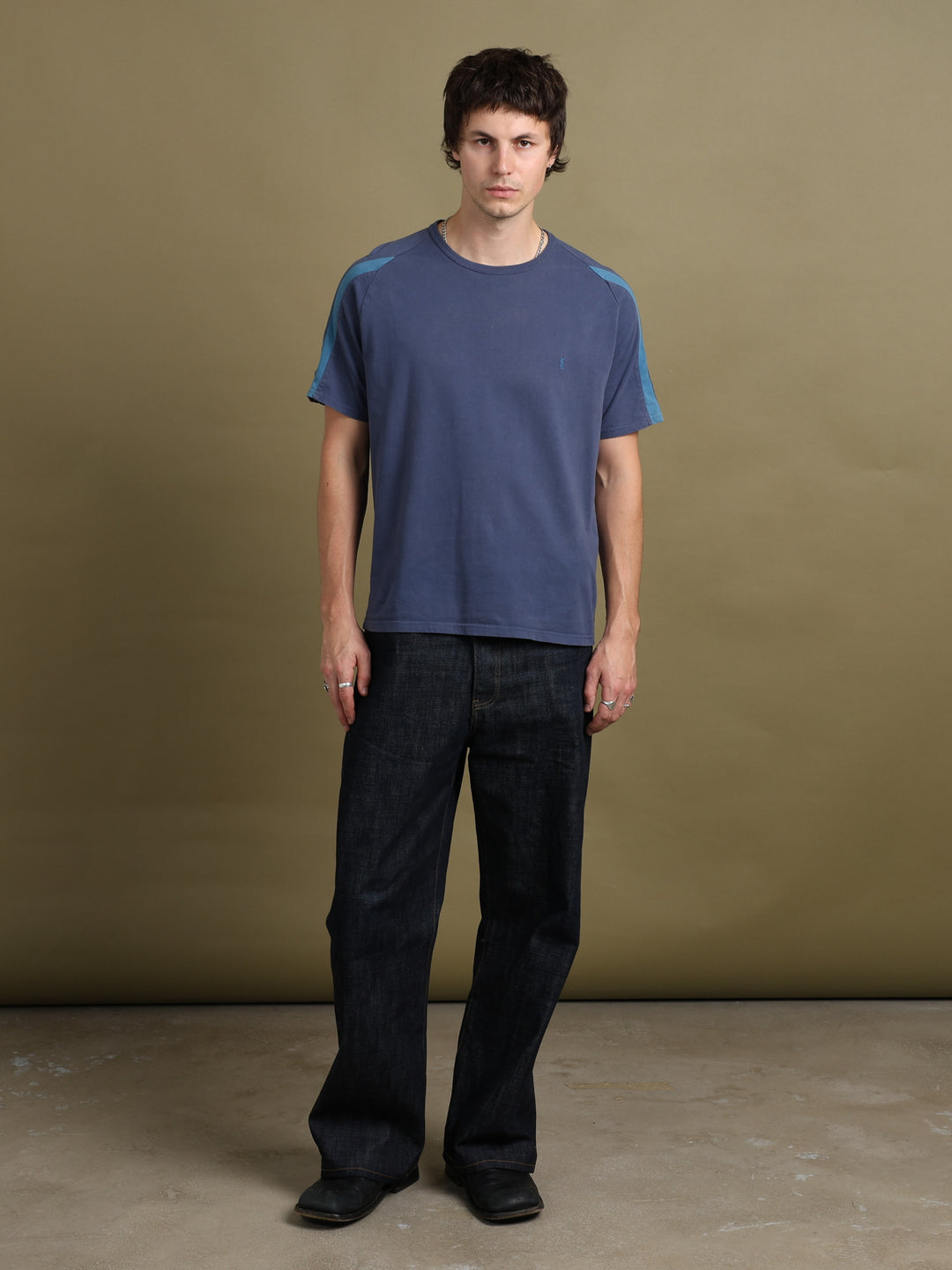 Yves Saint Laurent T-Shirt Navy Men's L - back