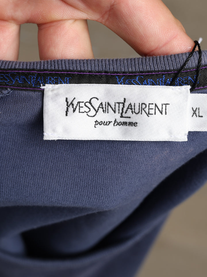 Yves Saint Laurent T-Shirt Navy Men's L - detail 2