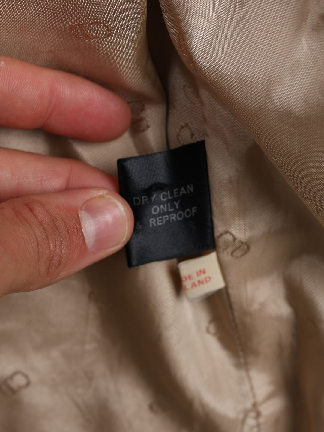 Christian Dior Trench Coat Beige Men's M - detail 4