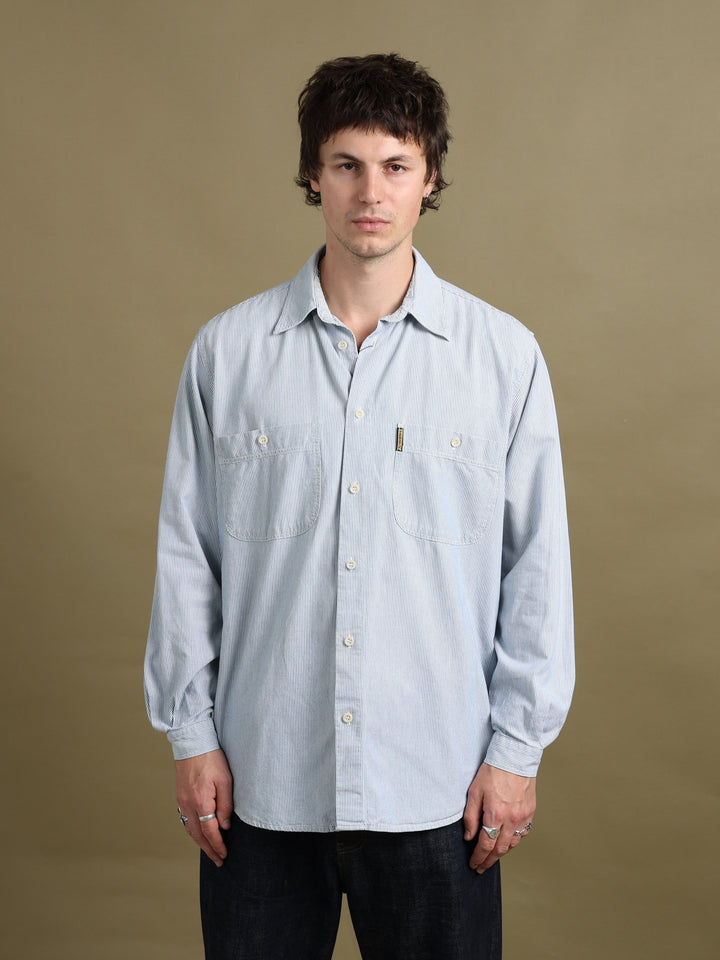 Armani Jeans Oxford Shirt White Men's L - back