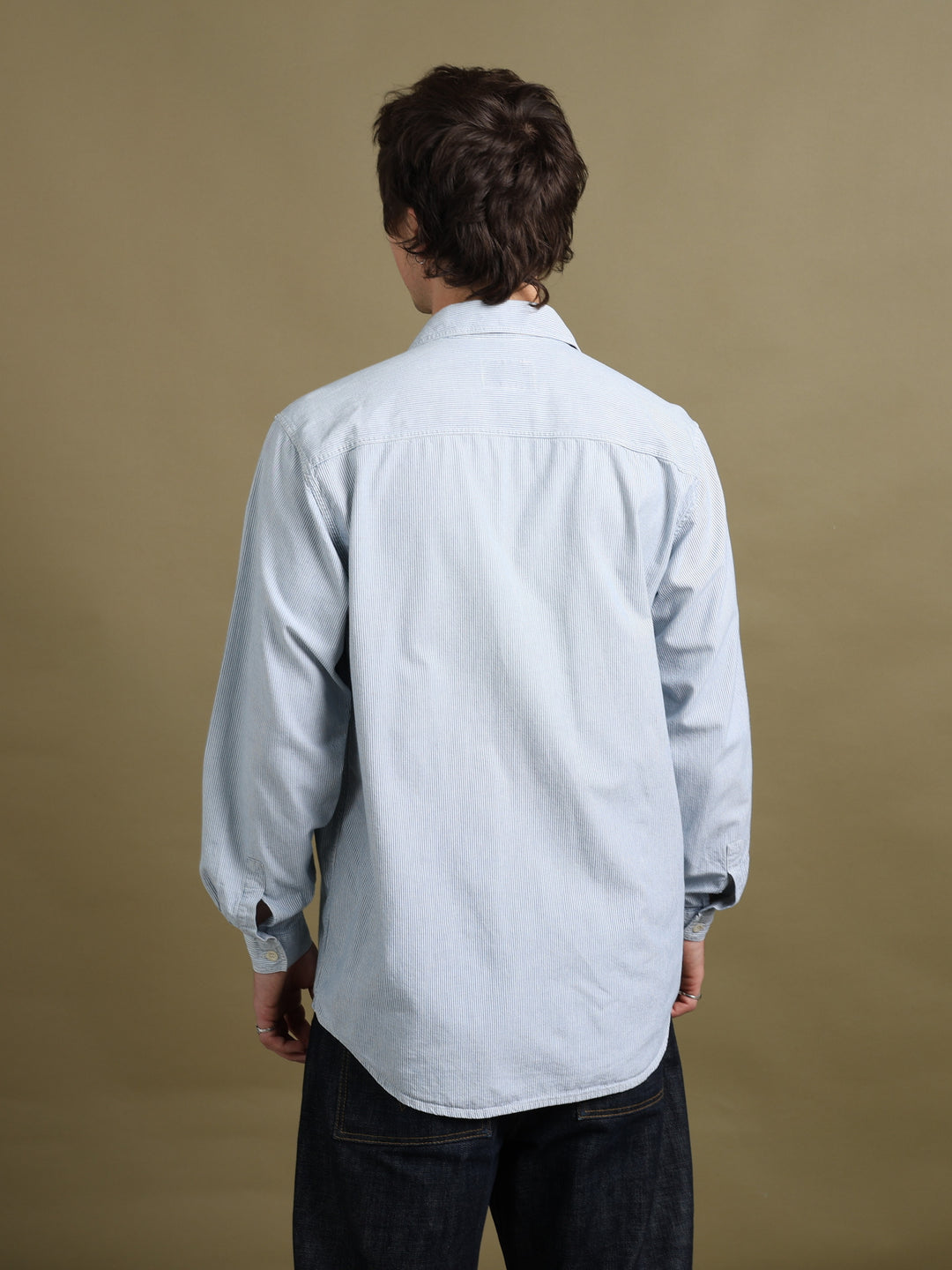 Armani Jeans Oxford Shirt White Men's L - detail 2
