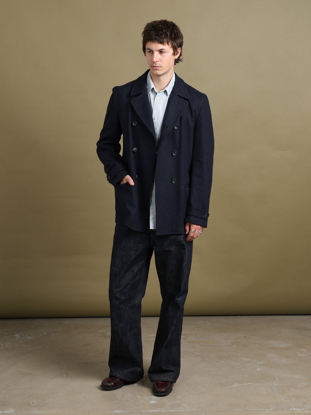 Comme des Garcons Peacoat Navy Men's M - fabric detail