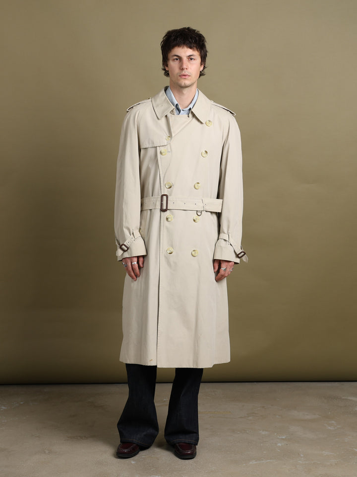 Burberry's Trench Coat Beige Men's L - front