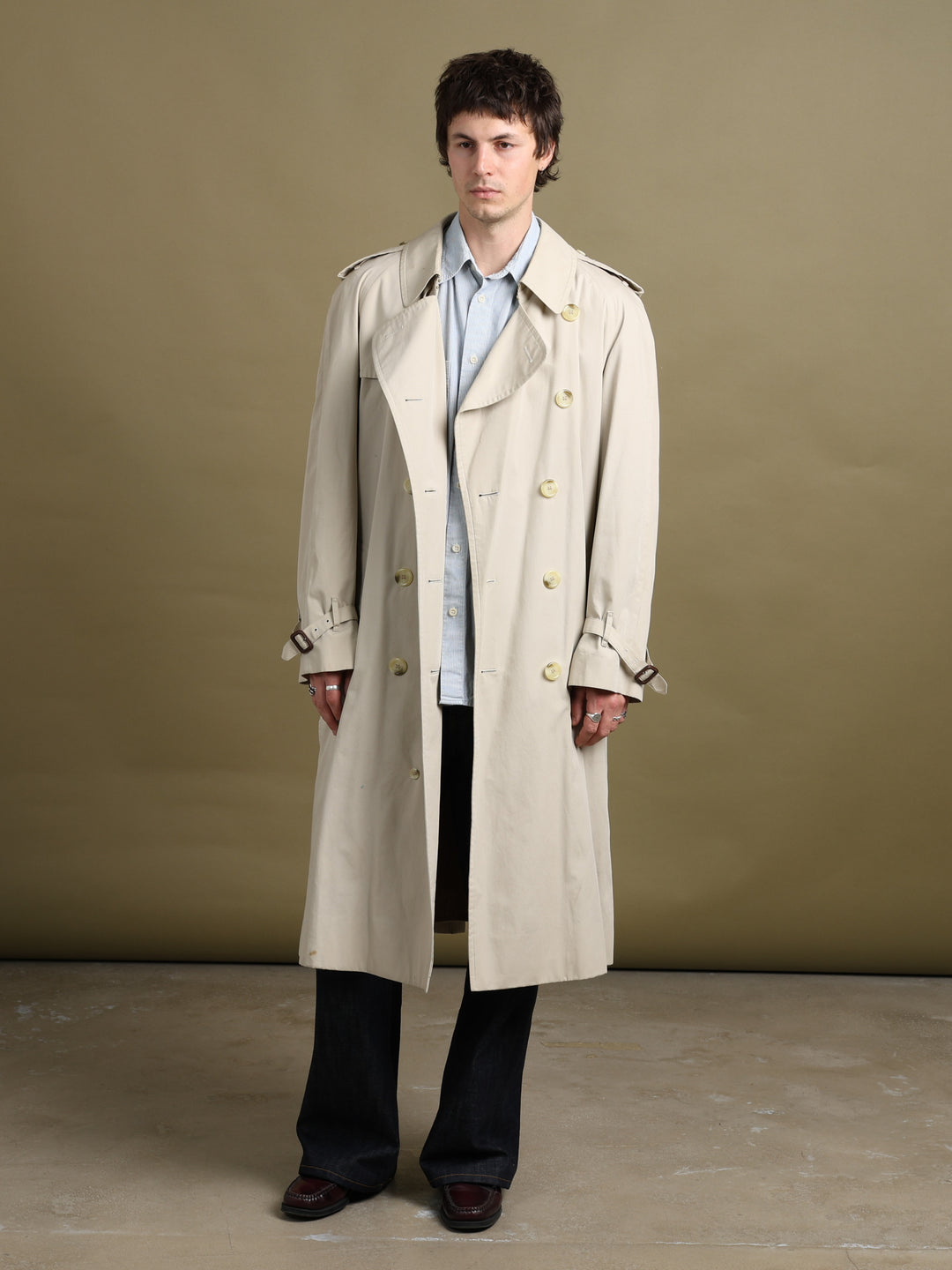 Burberry's Trench Coat Beige Men's L - back