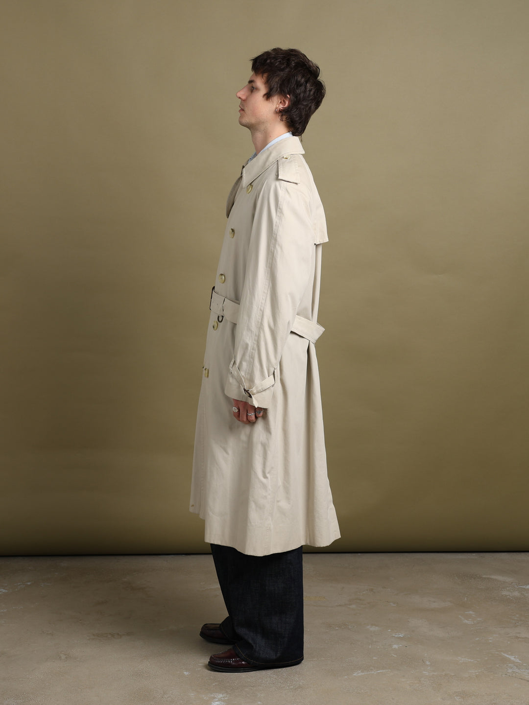 Burberry's Trench Coat Beige Men's L - detail 2