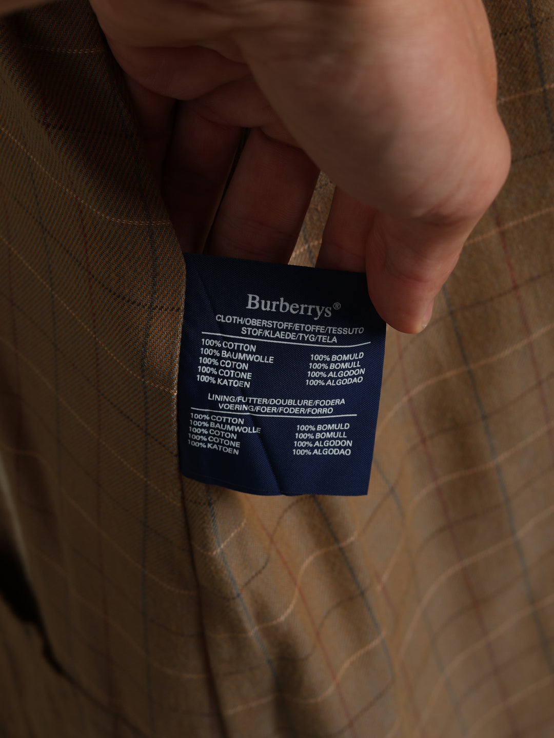 Burberry's Trench Coat Beige Men's L - detail 5