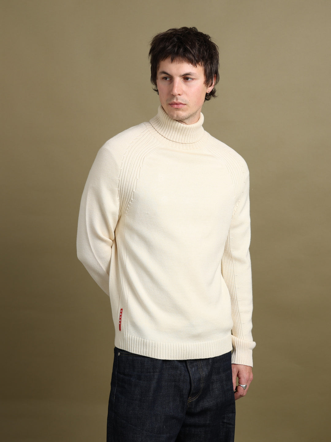 Prada Turtleneck Beige Men's M - front