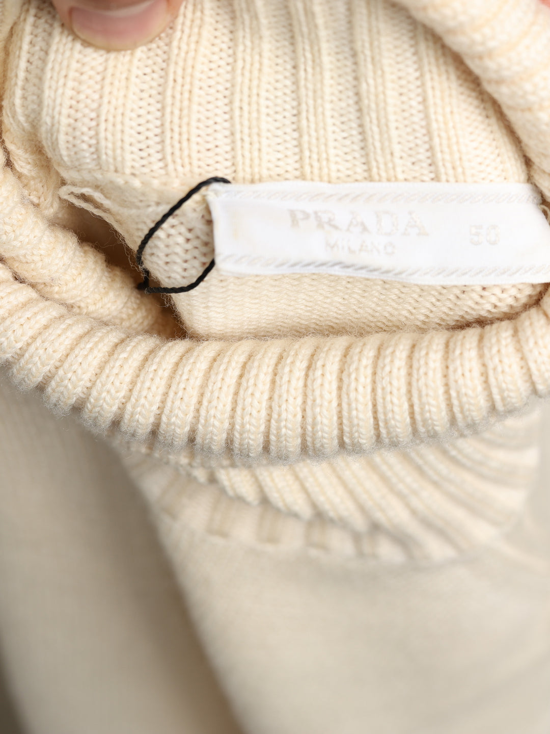 Prada Turtleneck Beige Men's M - detail 3