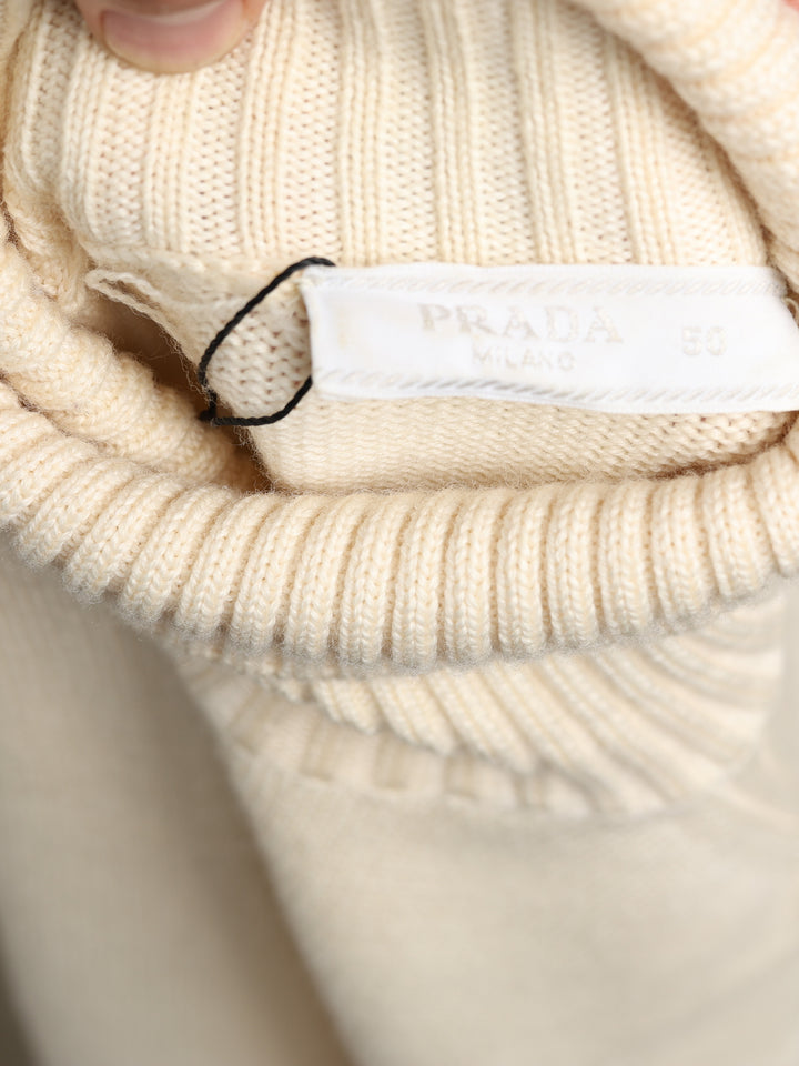 Prada Turtleneck Beige Men's M - detail 3