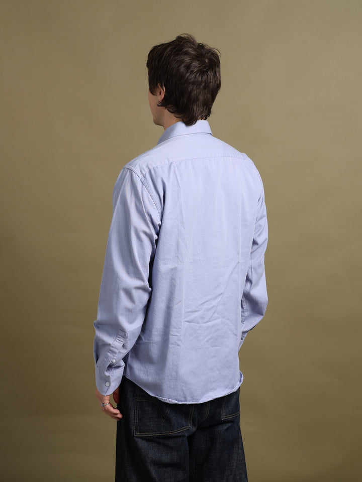 Yves Saint Laurent Oxford Shirt Lilac Men's L - detail 1