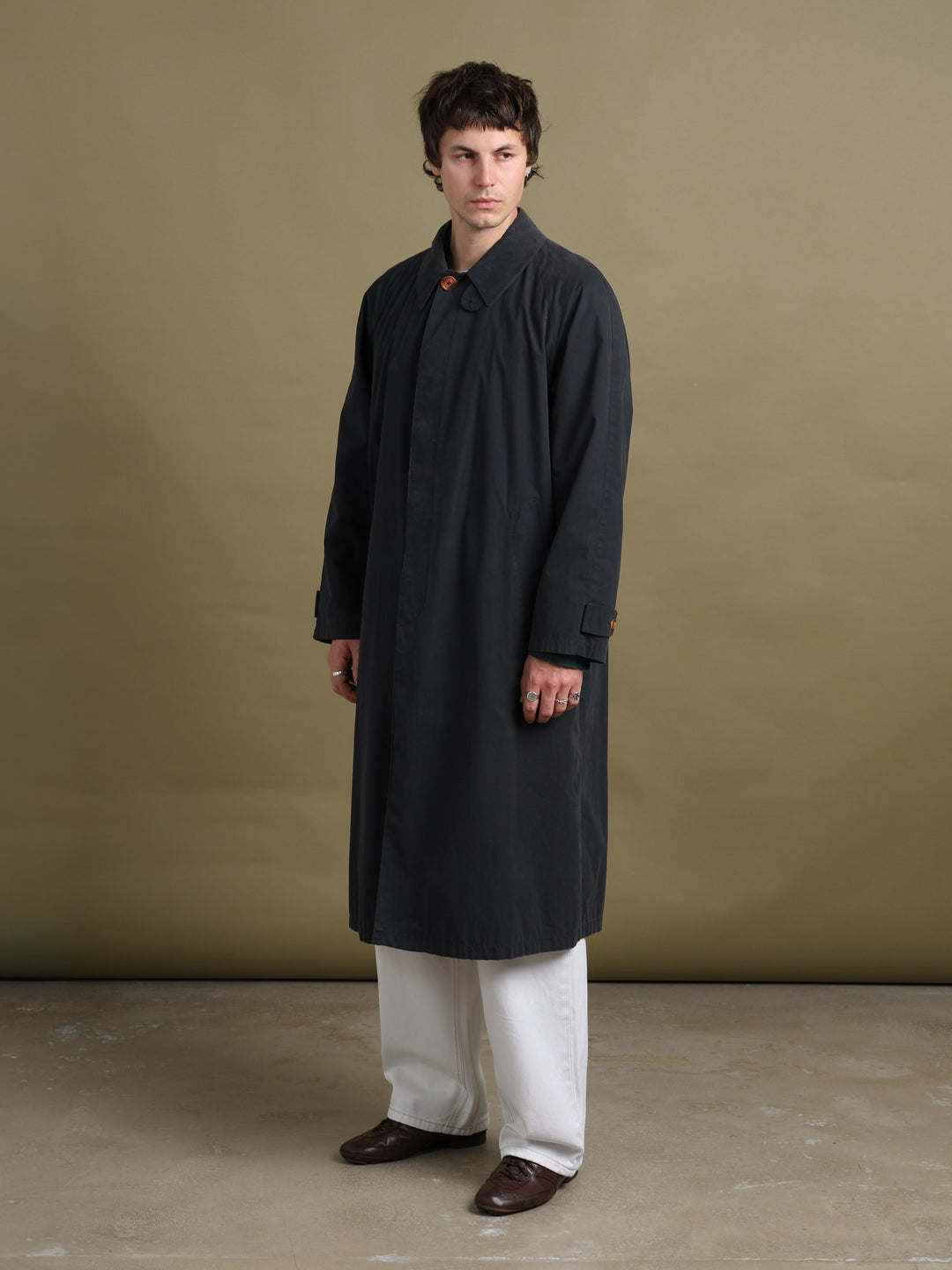 Giorgio Armani Coat Navy Men's L - styled