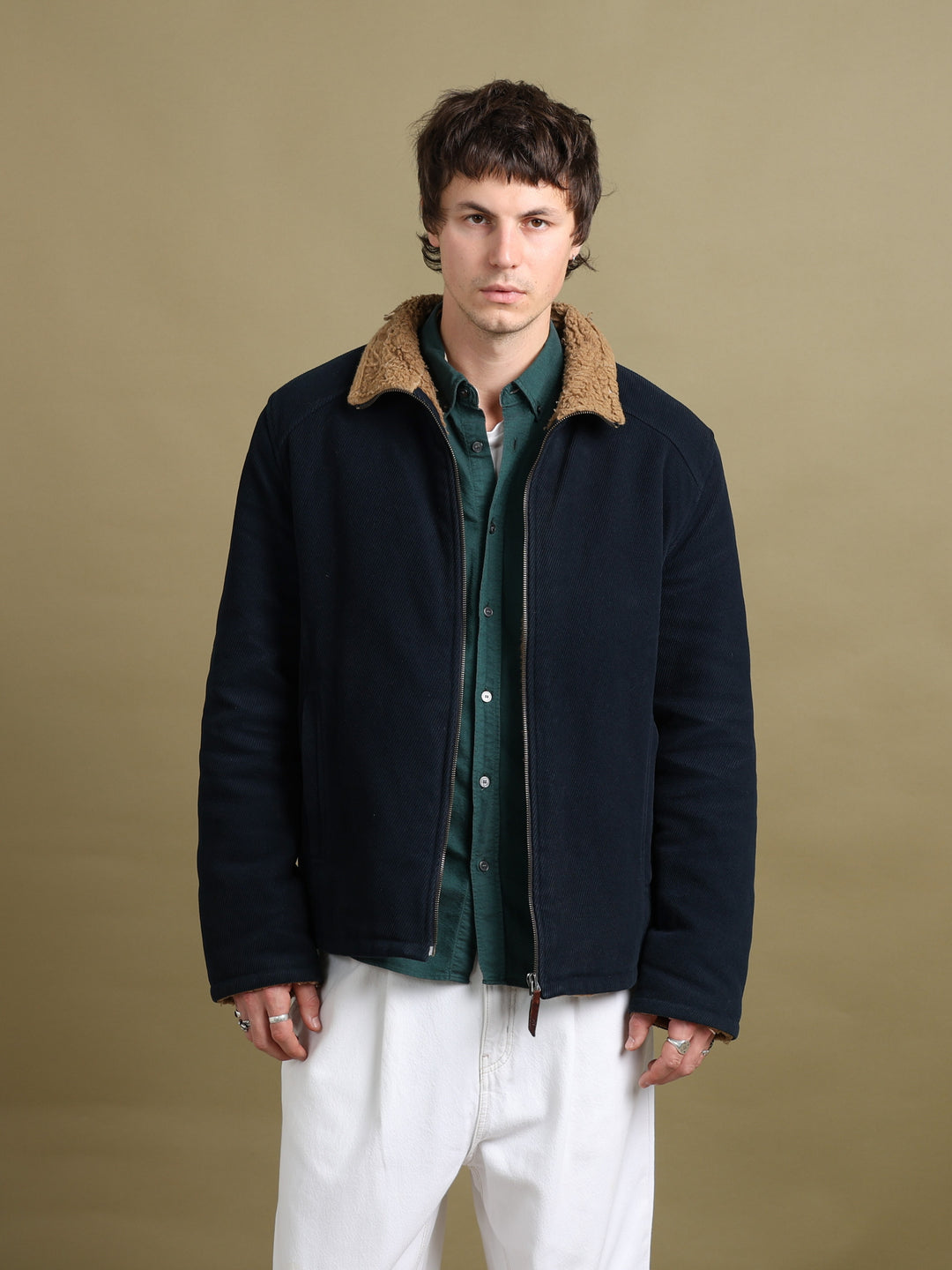 Dolce & Gabbana Zip Jacket Navy Men's L - front