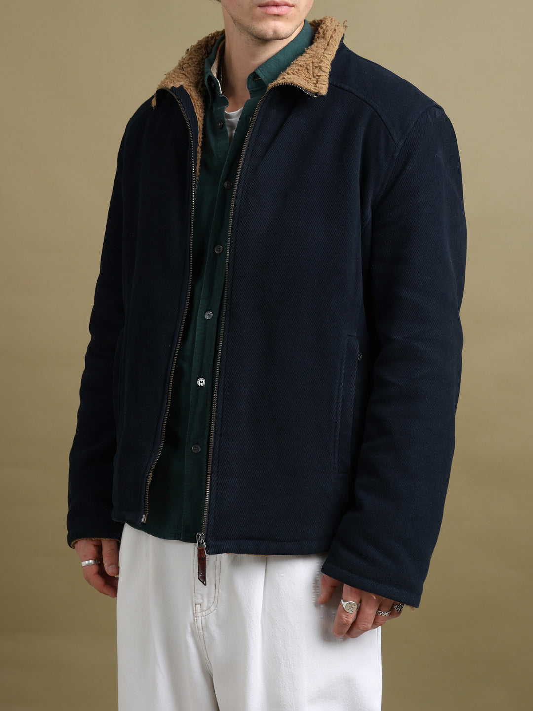 Dolce & Gabbana Zip Jacket Navy Men's L - detail 1