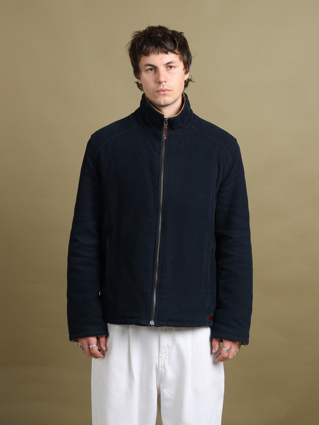 Dolce & Gabbana Zip Jacket Navy Men's L - detail 2