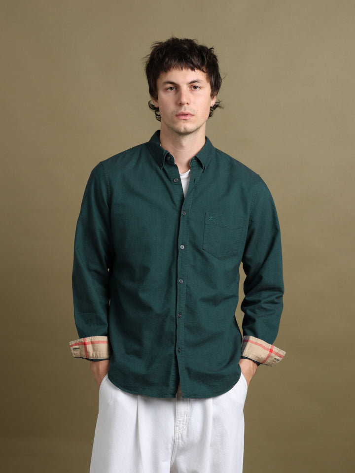 Burberry Brit Shirt Green Men's L - back