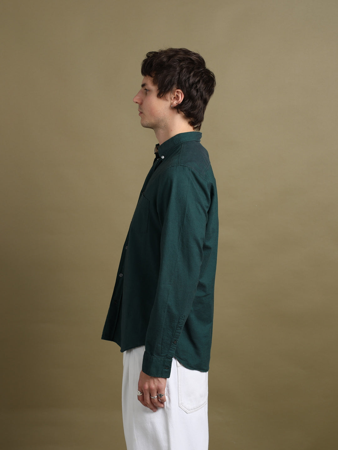Burberry Brit Shirt Green Men's L - detail 1