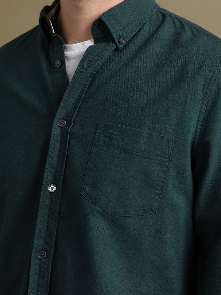 Burberry Brit Shirt Green Men's L - detail 2