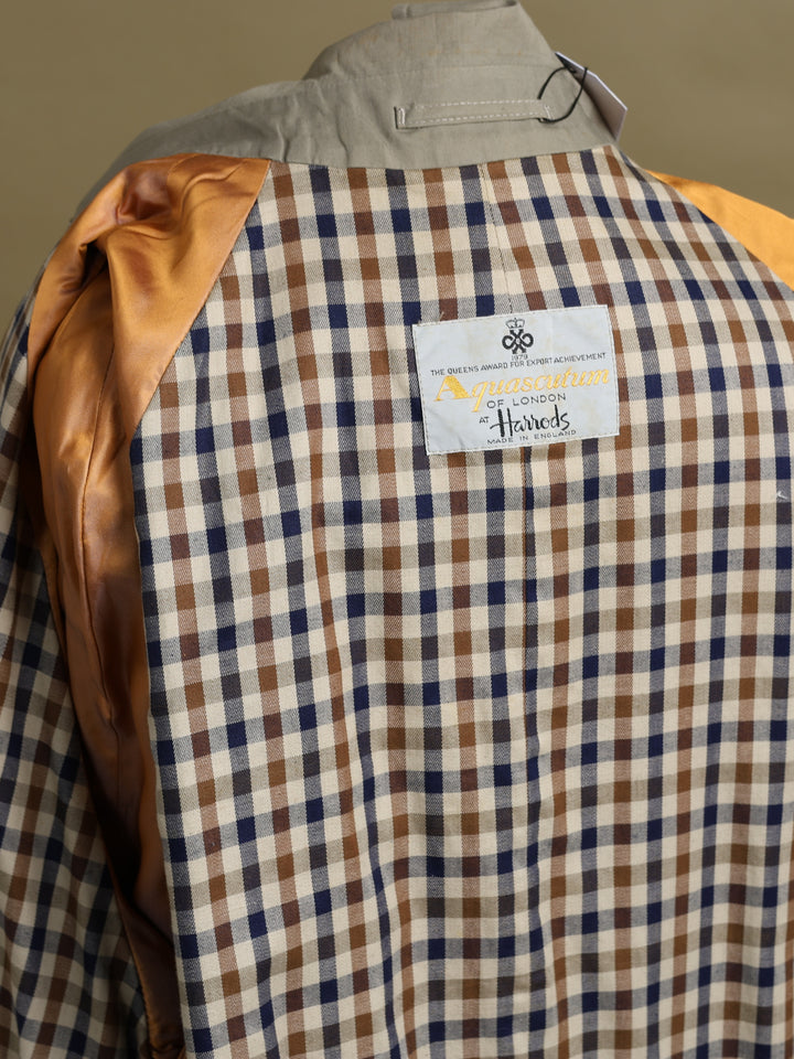 Aquascutum Trench Coat Green Men's L - detail 4