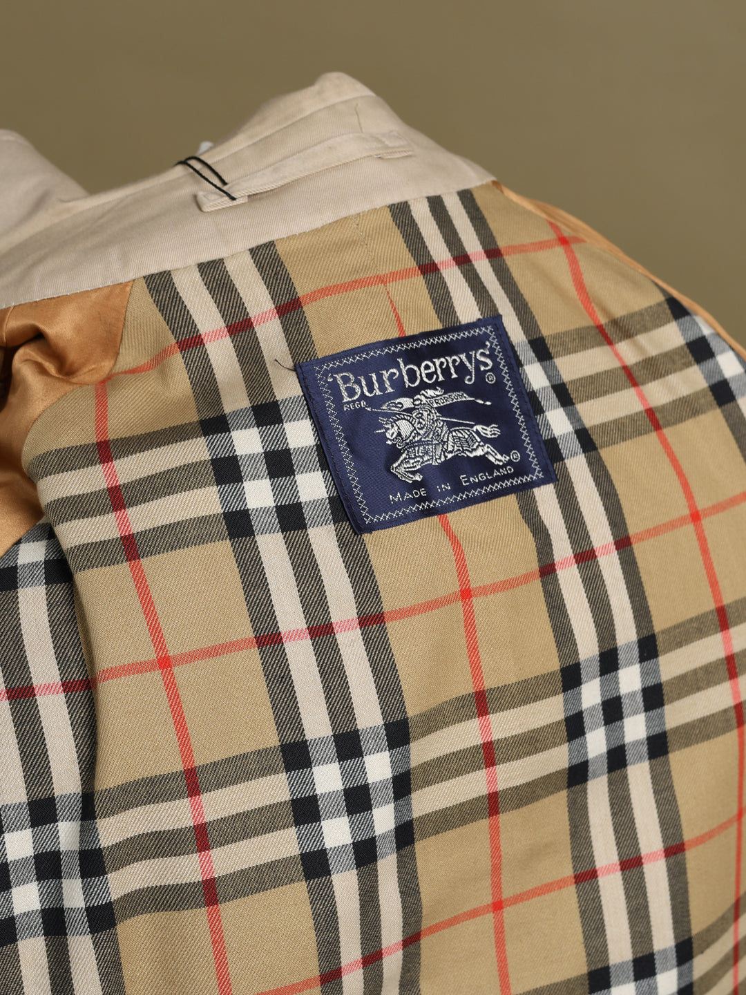 Burberry Single Breasted Trench Coat Beige Men's M - detail 3