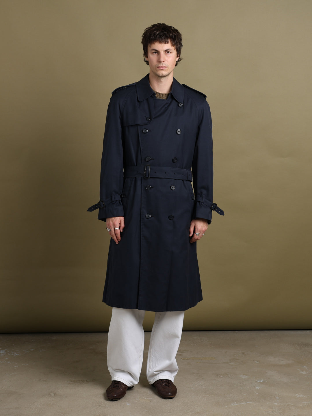 Burberry Trench Coat Navy Men's M - detail 1