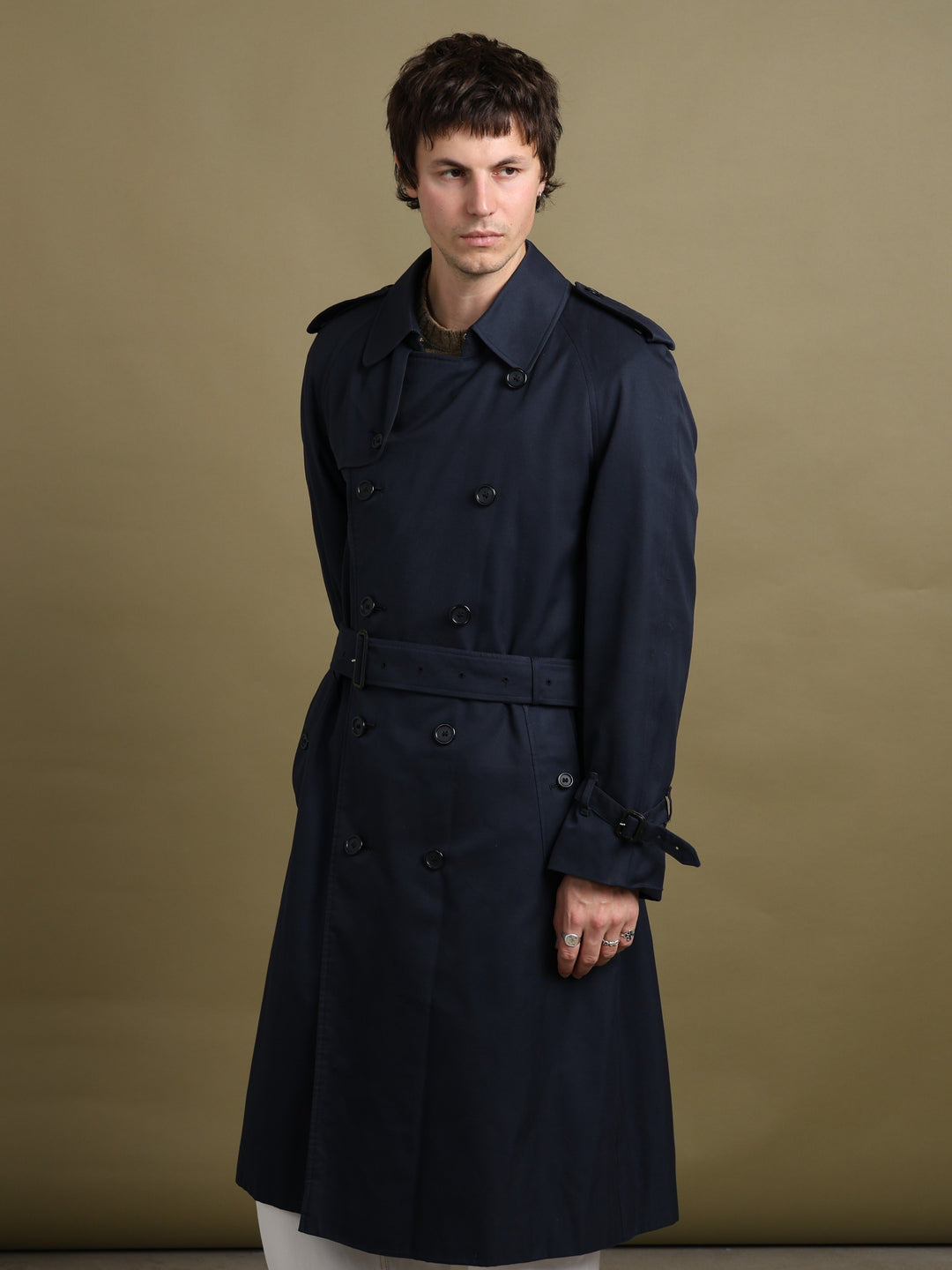 Burberry Trench Coat Navy Men's M - detail 2