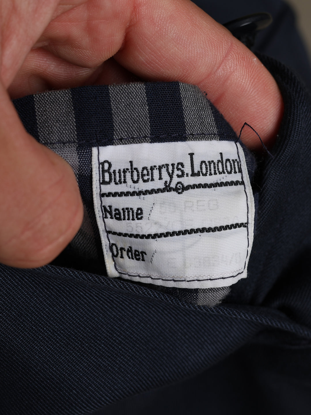Burberry Trench Coat Navy Men's M - detail 8