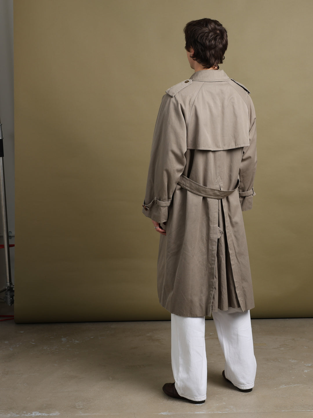 Burberrys Double Breasted Trench Coat Taupe Men's L - detail 2