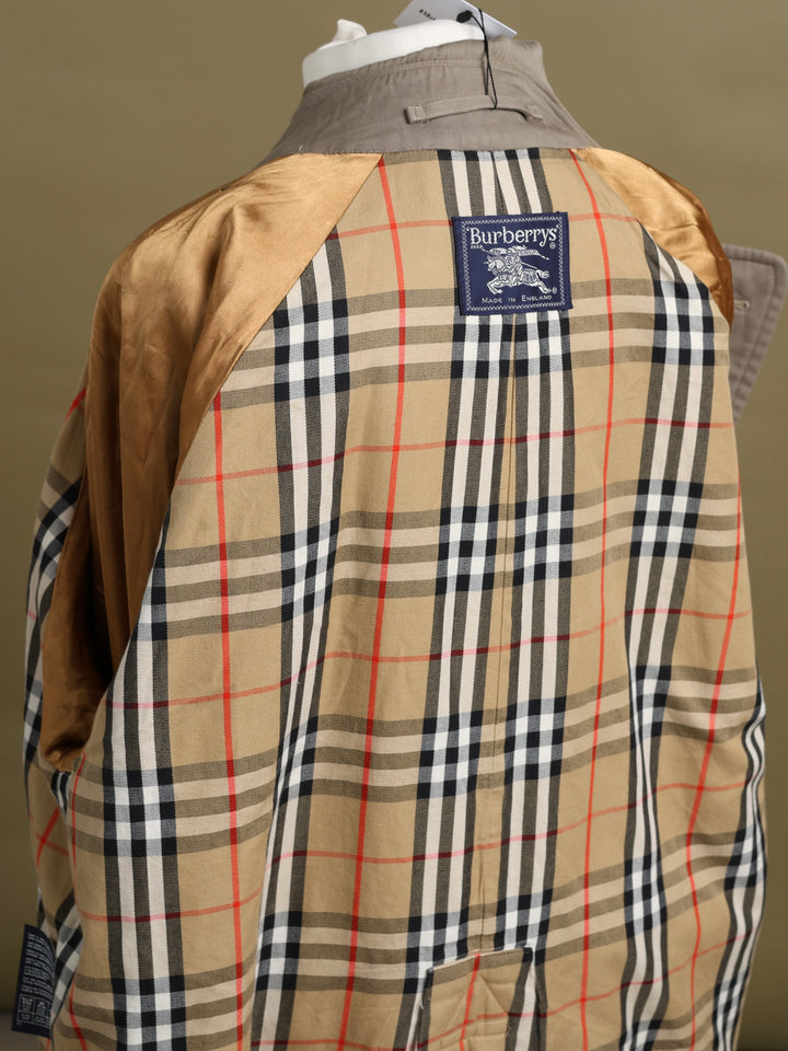 Burberrys Double Breasted Trench Coat Taupe Men's L - detail 4