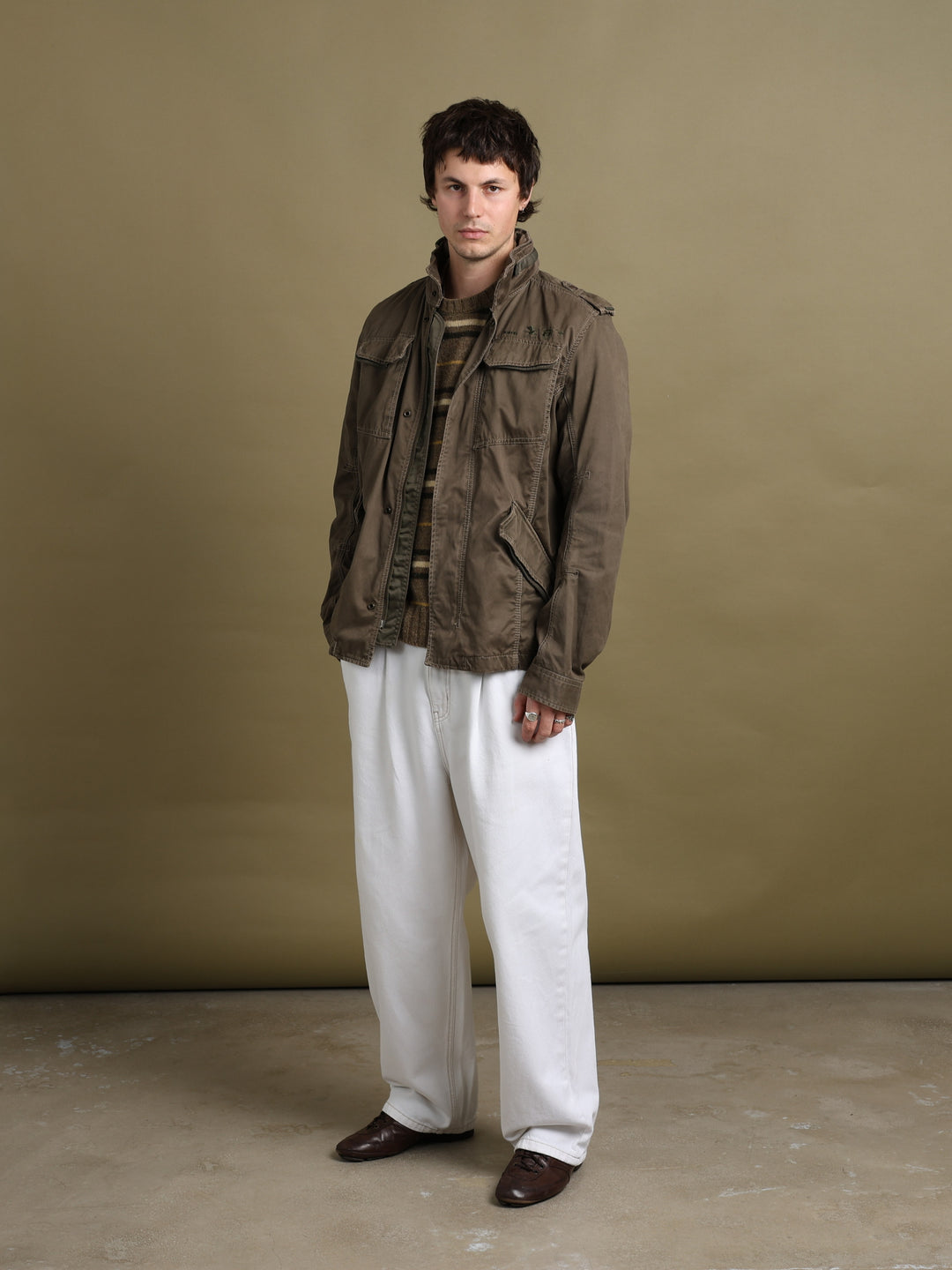 Diesel Field Jacket Khaki Men's L - back