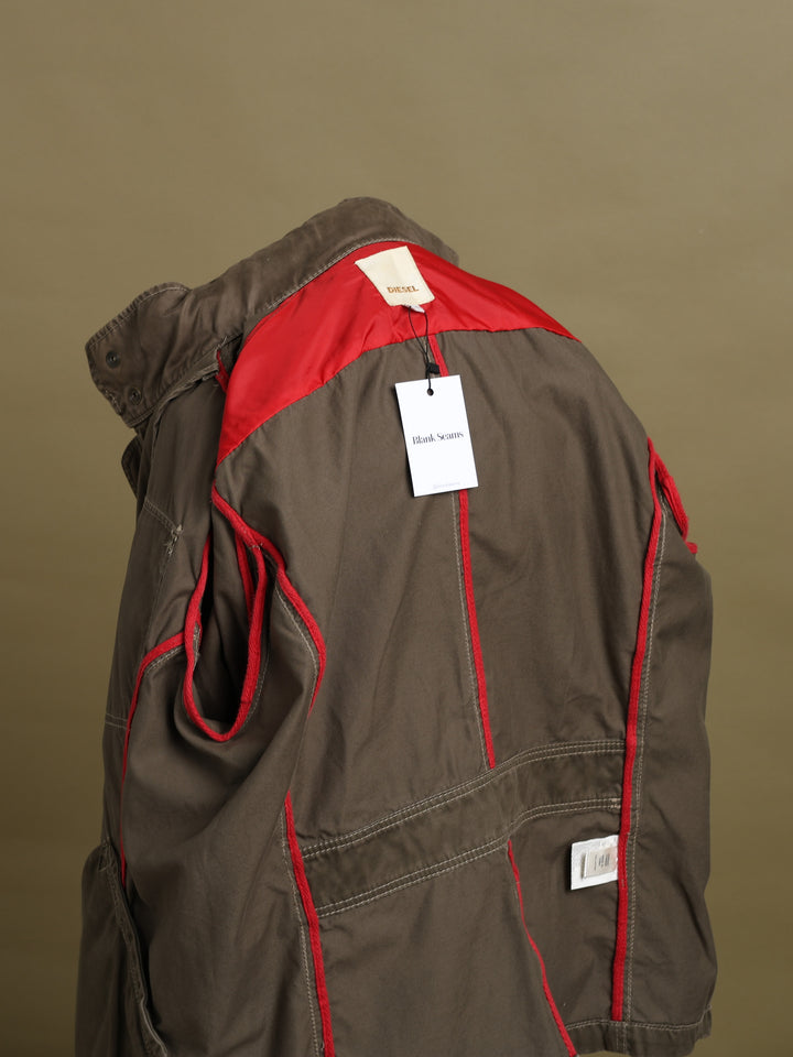 Diesel Field Jacket Khaki Men's L - detail 4
