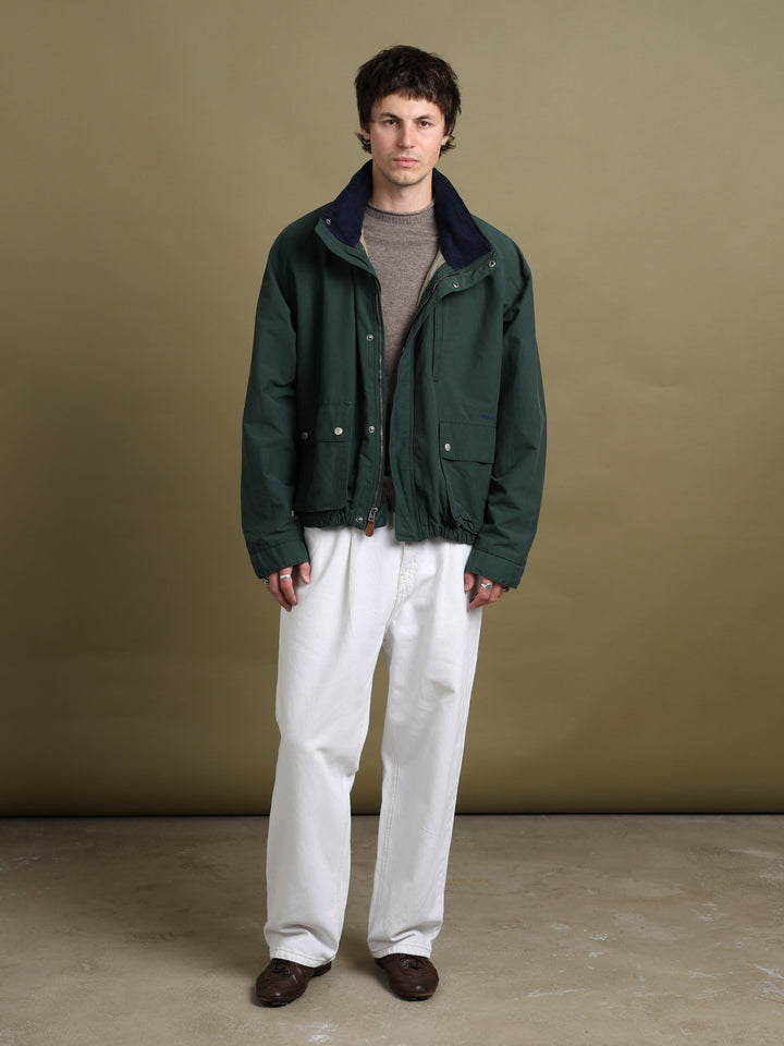 Polo Sport Bomber Jacket Green Men's L - back