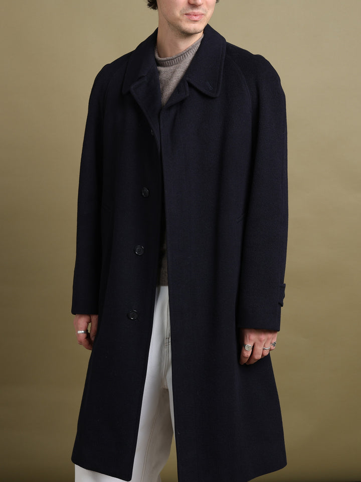 Burberrys Overcoat Navy Men's M - back