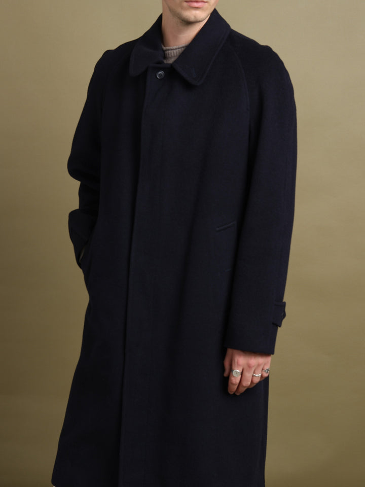 Burberrys Overcoat Navy Men's M - styled