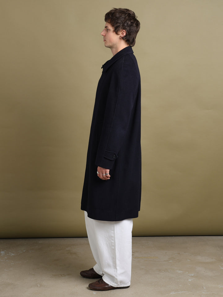 Burberrys Overcoat Navy Men's M - detail 2