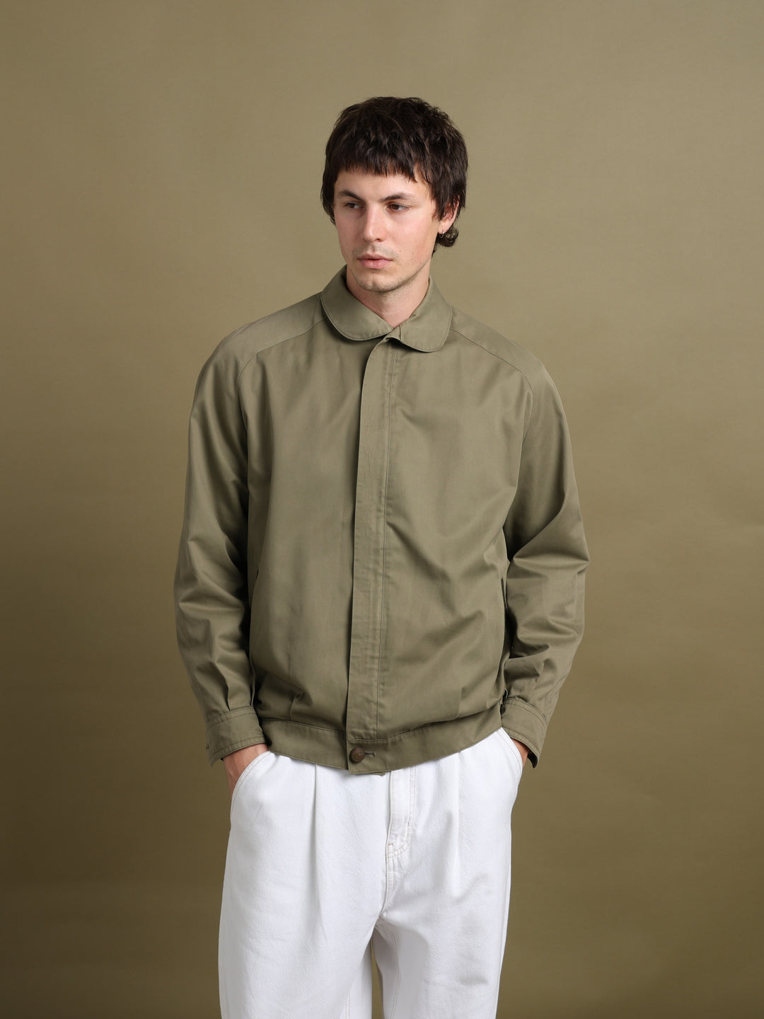 Burberry's Harrington Jacket Olive Men's M - detail 1