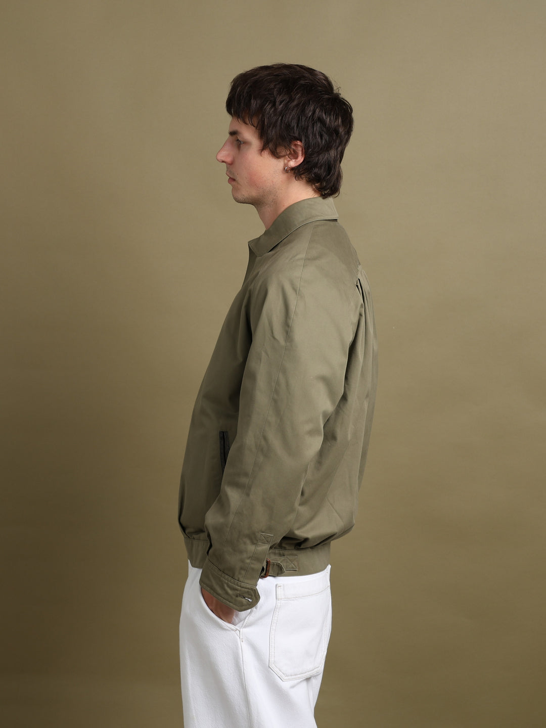 Burberry's Harrington Jacket Olive Men's M - detail 3
