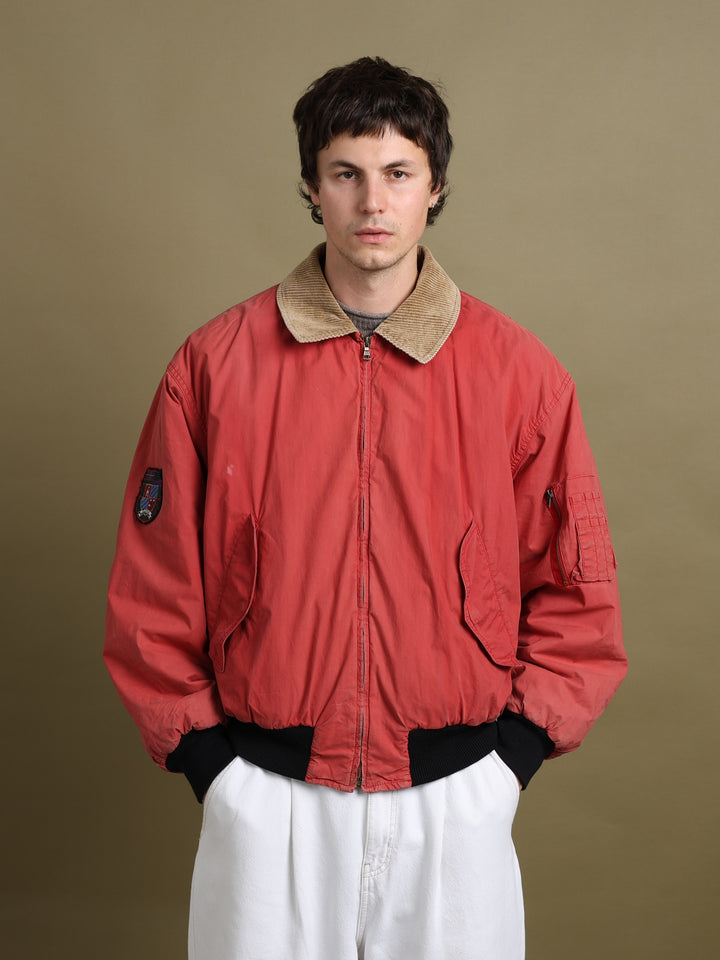 Valentino Bomber Jacket Red Men's L - front
