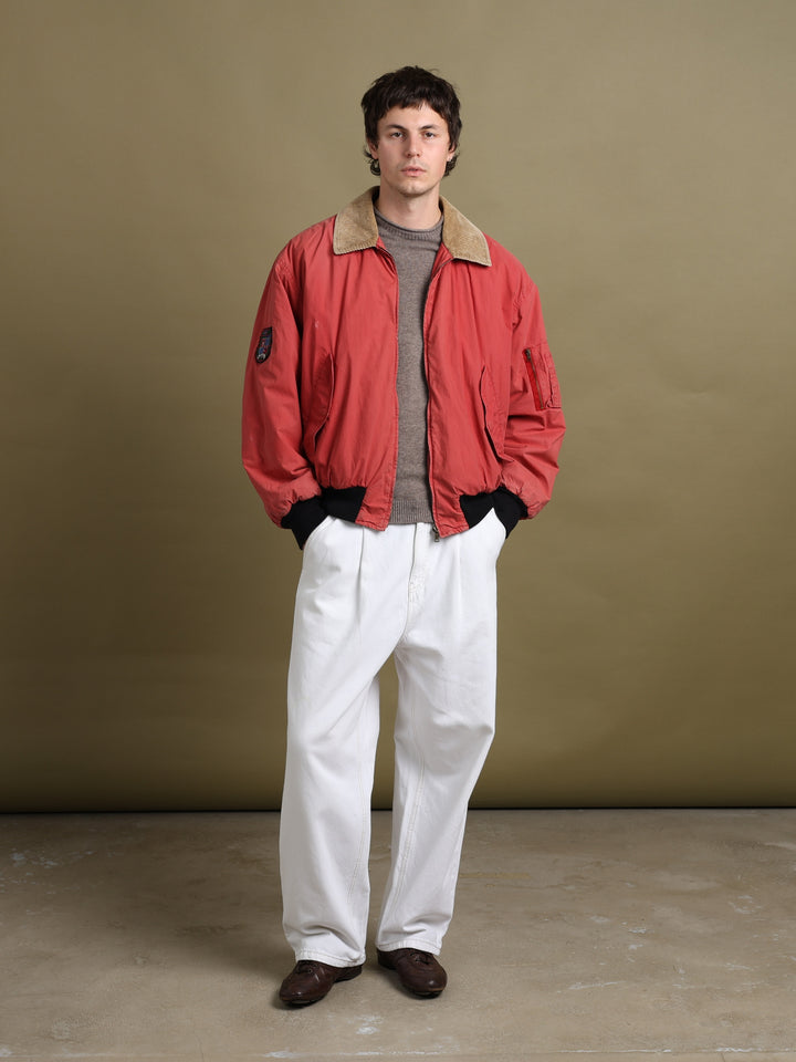 Valentino Bomber Jacket Red Men's L - back