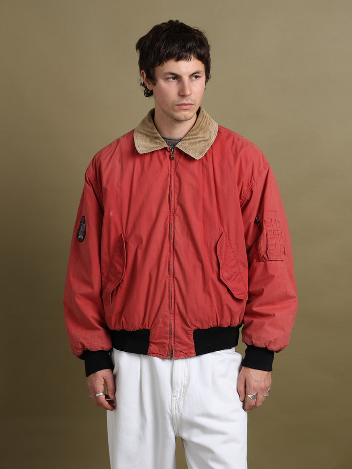 Valentino Bomber Jacket Red Men's L - styled