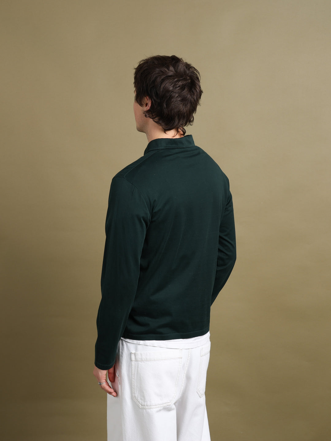 Prada Long Sleeve Top Green Men's M - detail 1