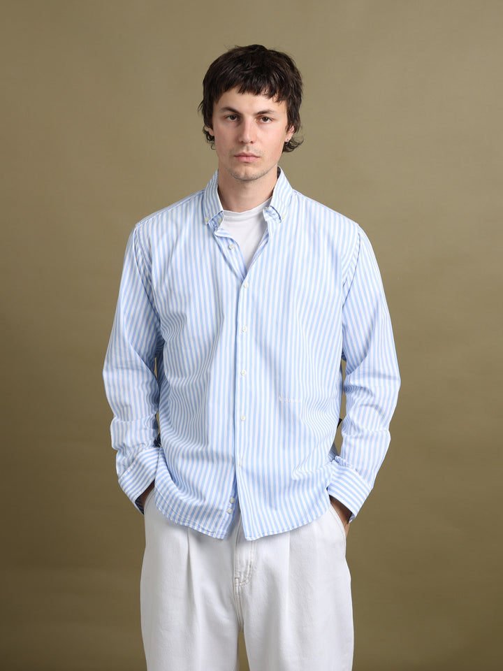 Aquascutum London Shirt Blue Men's L - back