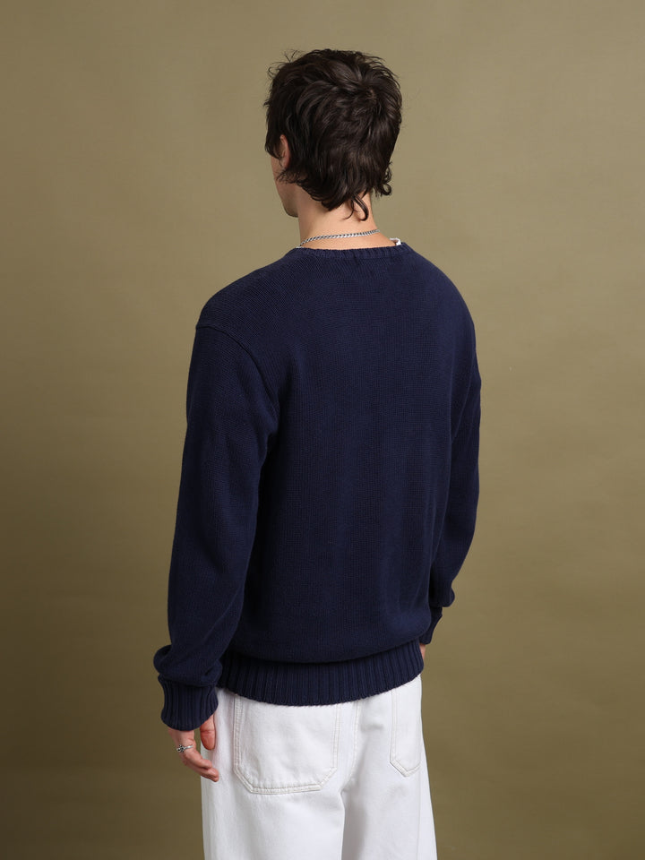 Polo Ralph Lauren Knit Jumper Navy Men's L - detail 2