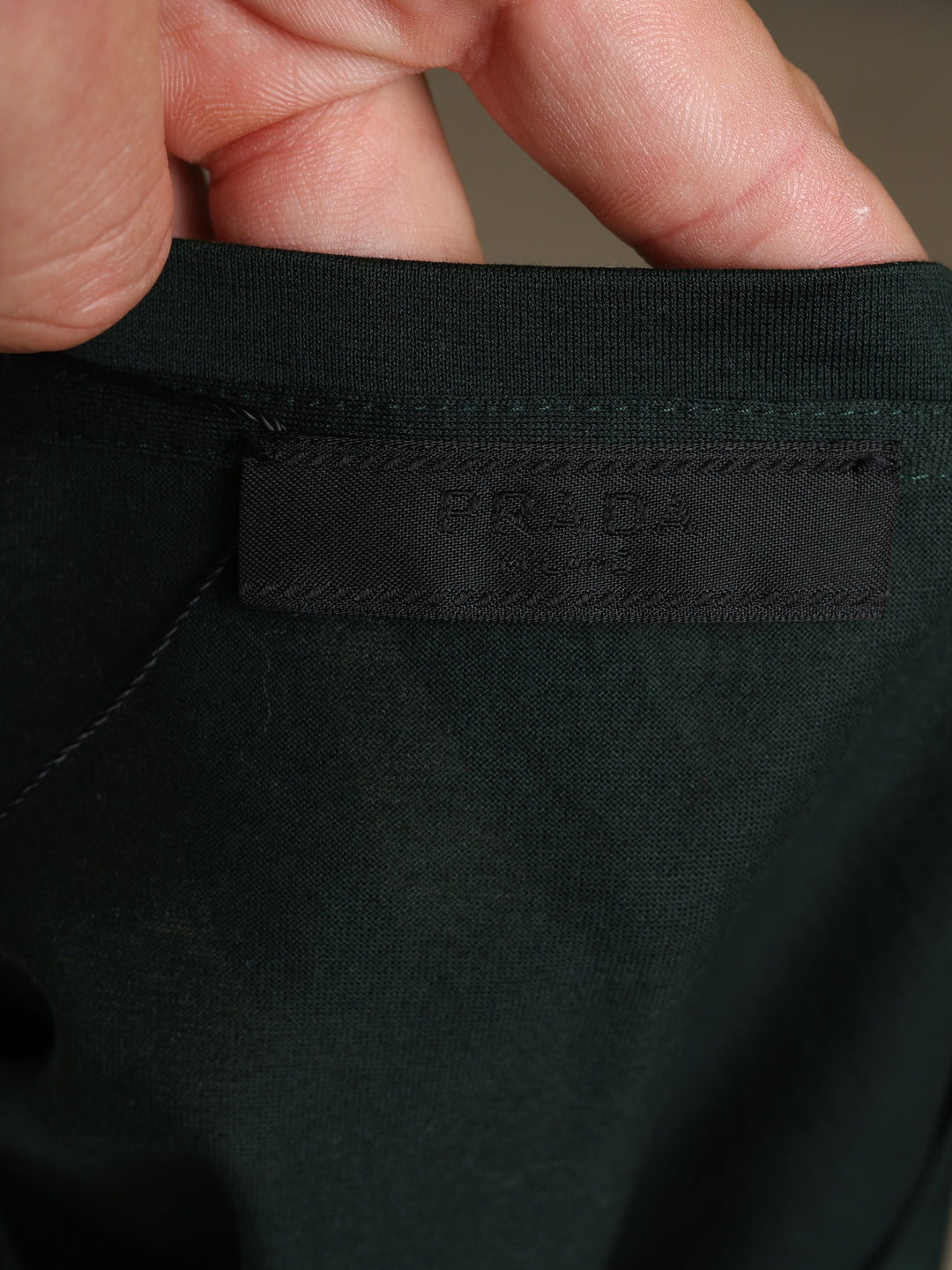 Prada Long Sleeve Top Green Men's M - detail 3