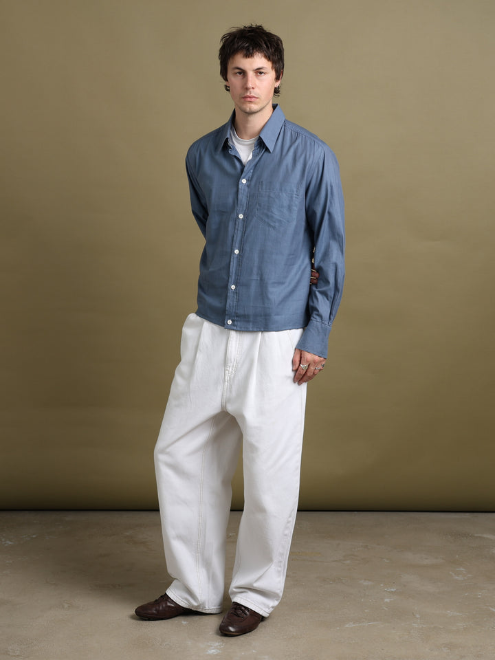 Dolce & Gabbana Shirt Blue Men's L - fabric detail