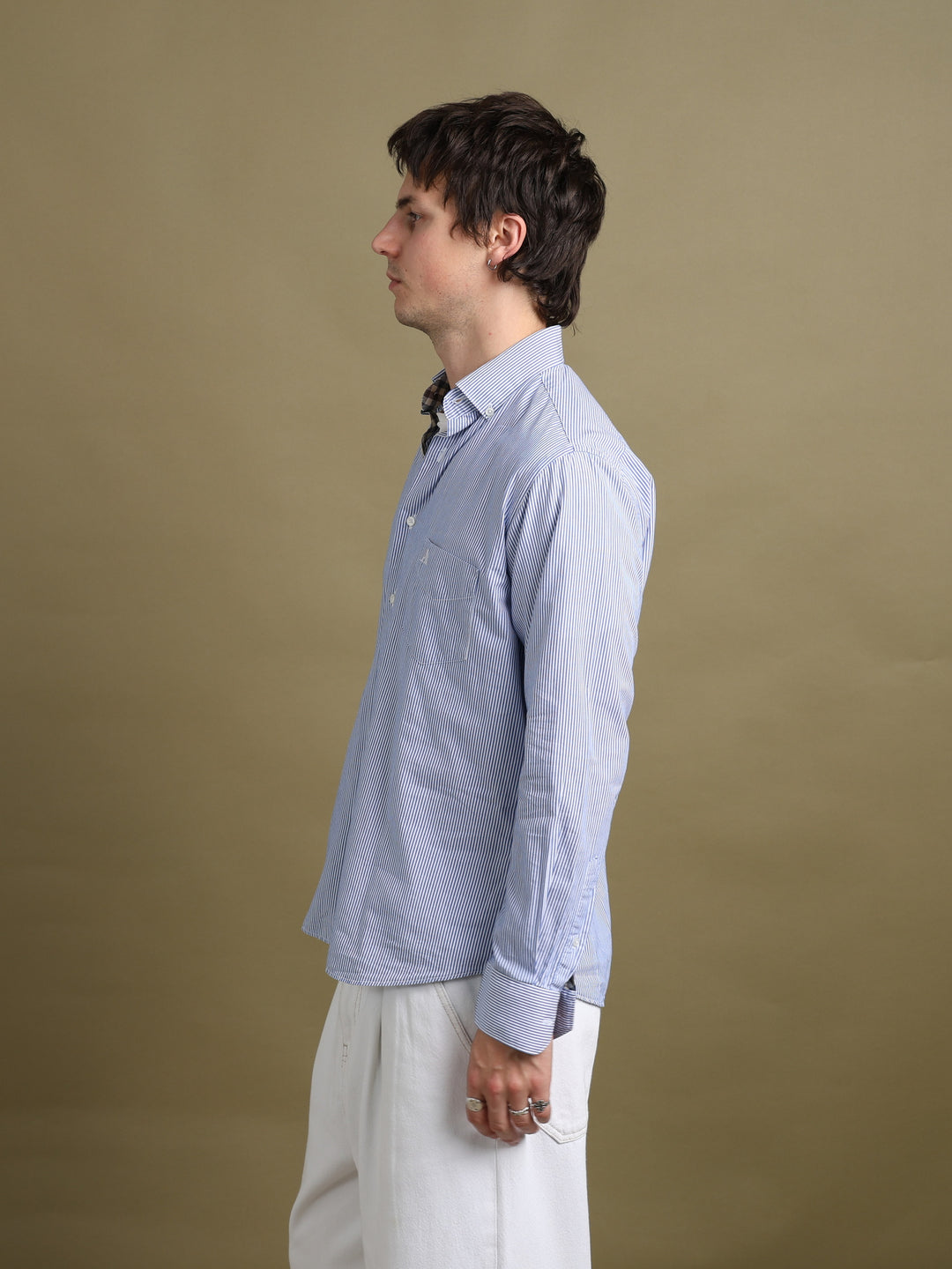 Aquascutum Shirt Blue Men's L - detail 1