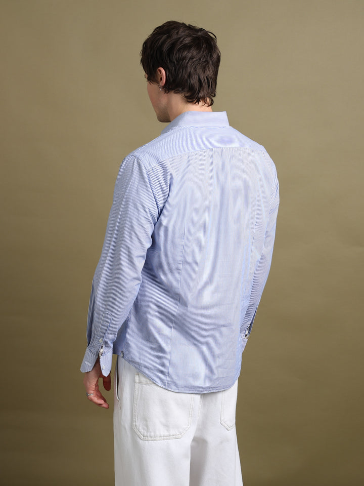 Aquascutum Shirt Blue Men's L - detail 2